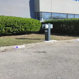 Borne installée à Sète