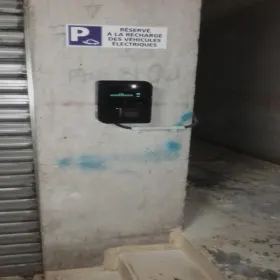 Borne installée à Béziers