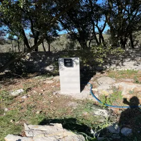 Borne installée à Frontignan