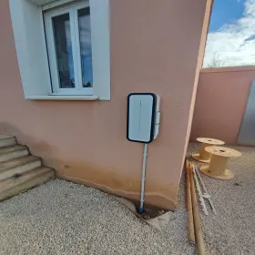 Installation borne IRVE