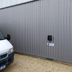 Installation borne de recharge